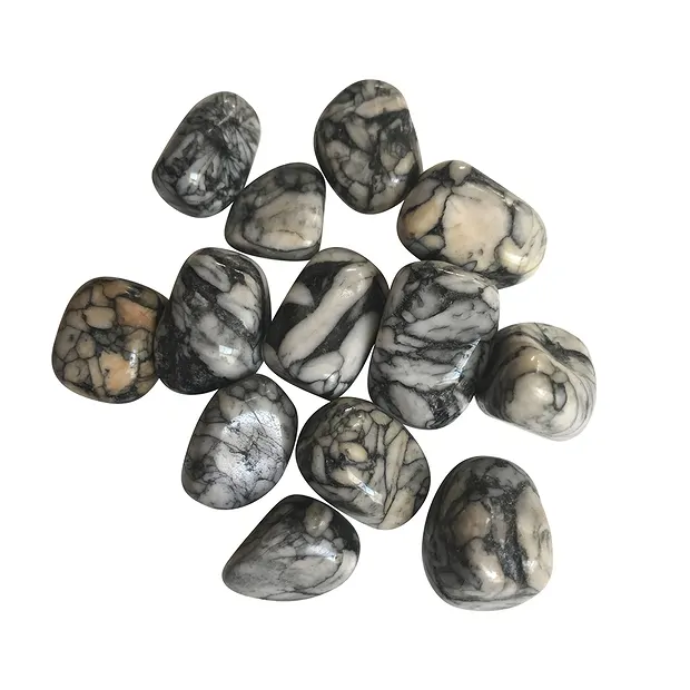 Pierres roulées Pinolite, 3,5 - 4,0cm (XL) | Marco Schreier