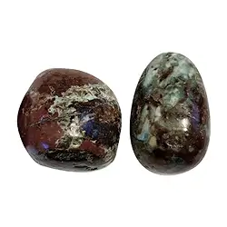 015400301 Pietra burattata zarinite, 2,5 - 3,2 cm (L) | grossista gemme e pietre curative