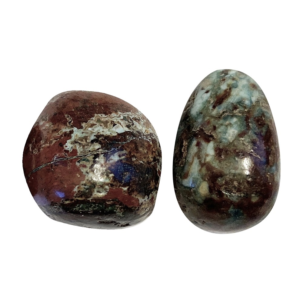 Pietra burattata zarinite, 2,5 - 3,2 cm (L) | grossista gemme e pietre curative