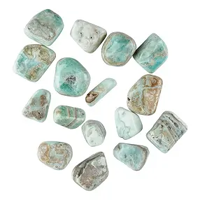 Pietre burattate di calcite (calcite dei Caraibi), dimensioni miste | Marco Schreier