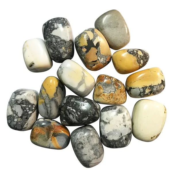 Tumbled Stones Maligano Jasper, 2,8 - 3,5cm (XL) | Marco Schreier