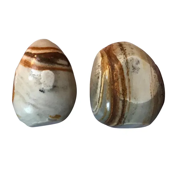 Piedras rodadas riolita roja nocturna, 2,8 - 3,2cm (L), facetadas | Marco Schreier