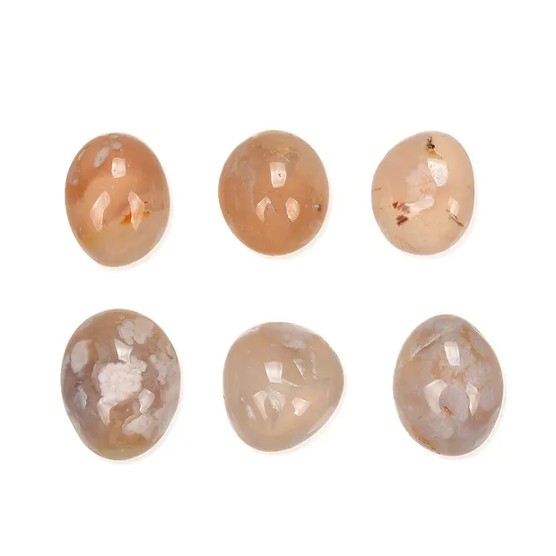 Piedras rodadas Ágata (ágata flor de cerezo), 2,5 - 3,0cm (L) | Marco Schreier