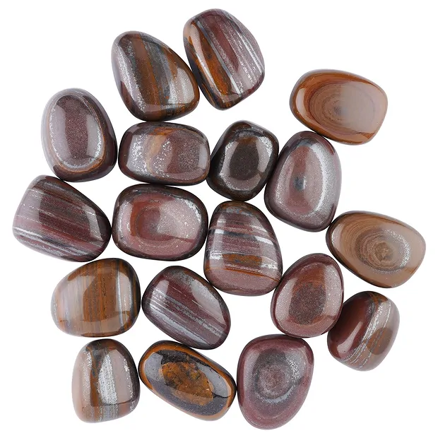 Tumbled Stones, Iron Stone banded, 2-3 cm (XL) | gems, healing stones & jewelry