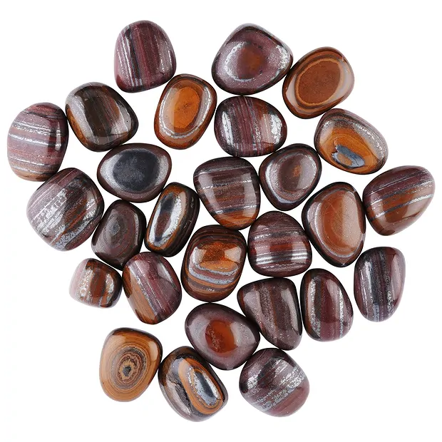 Tumbled Stones, Iron Stone banded, 2-3 cm (L) | wholesaler gems & healing stones