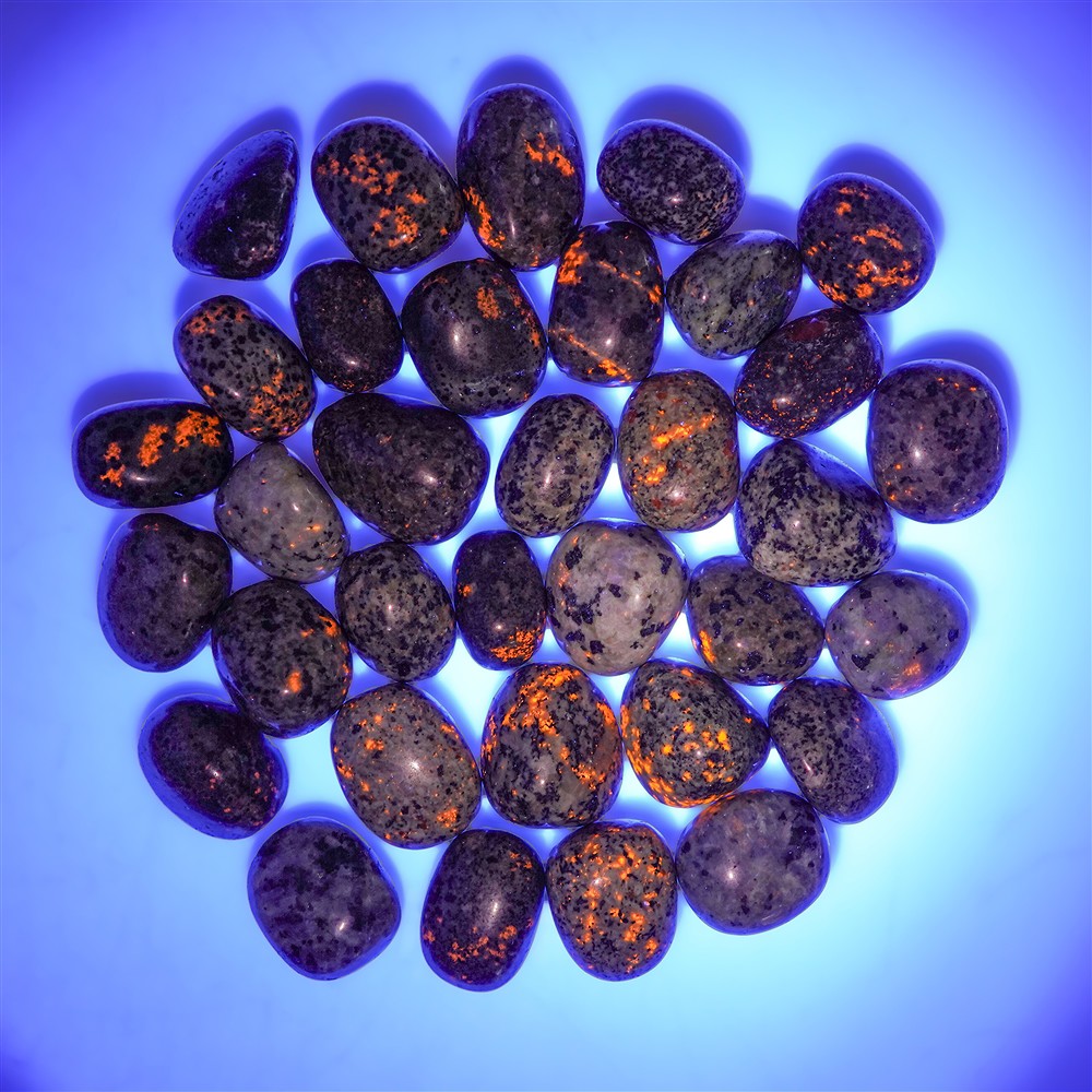 Trommelsteine Yooperlith, 2,5 - 3,2cm (L) | GH Edelsteine, Heilsteine & Schmuck