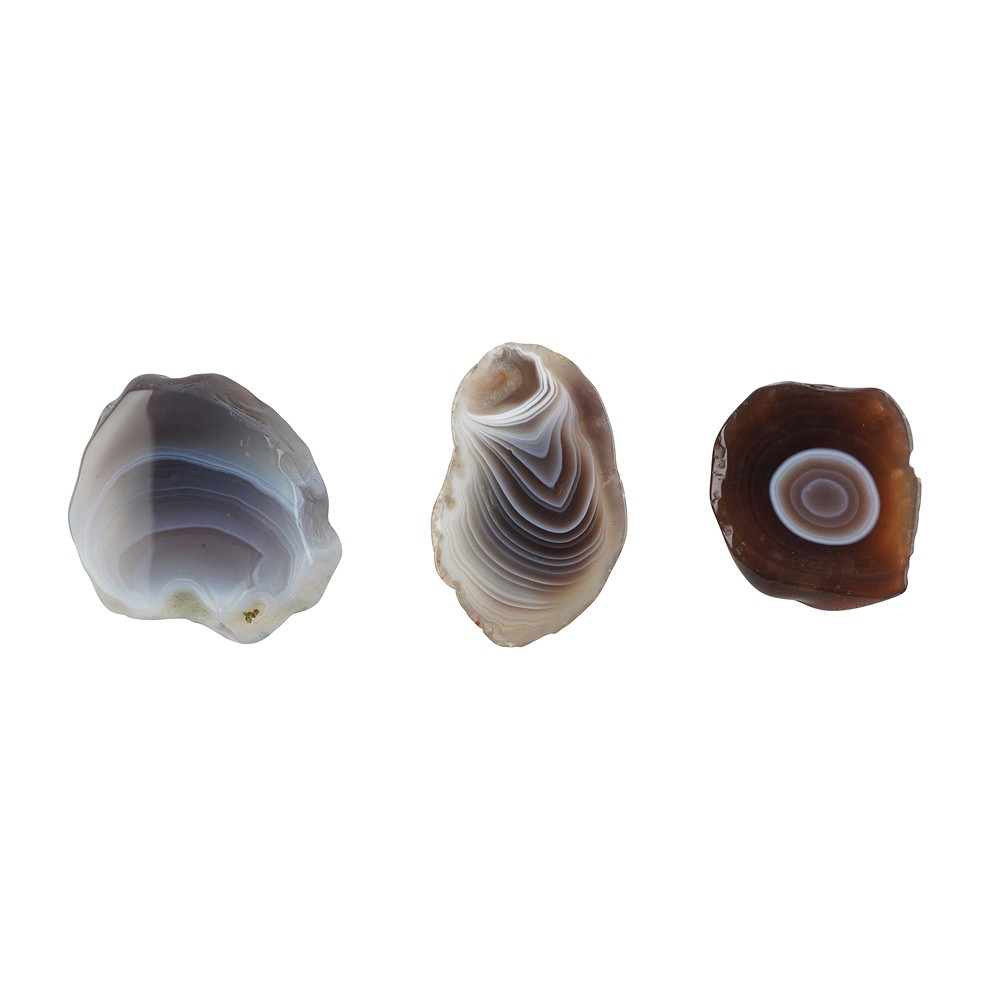Agate Smooth Stones (Botswana), Extra, Flat | wholesaler gems & healing stones