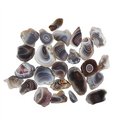 020011502 Agate Smooth Stones (Botswana), Extra, Flat | wholesaler gems & healing stones