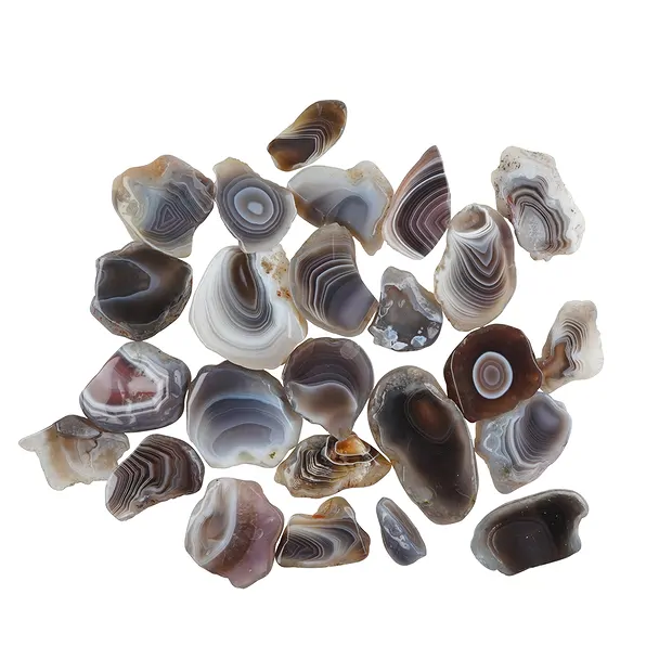 Agate Smooth Stones (Botswana), Extra, Flat | wholesaler gems & healing stones
