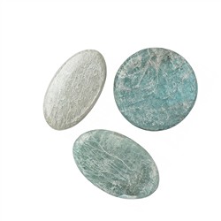 020111503 Amazonita (Madagascar) Disco de piedra, extragrande | Marco Schreier