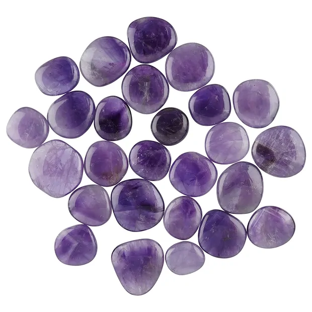 Scheibensteine Amethystquarz (dunkel) | Edelsteine, Heilsteine & Schmuck-Handel