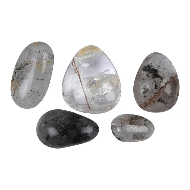 Tumbled Stones Inclusive Quartz, 3.0 - 6.0cm (Jumbo) | Marco Schreier