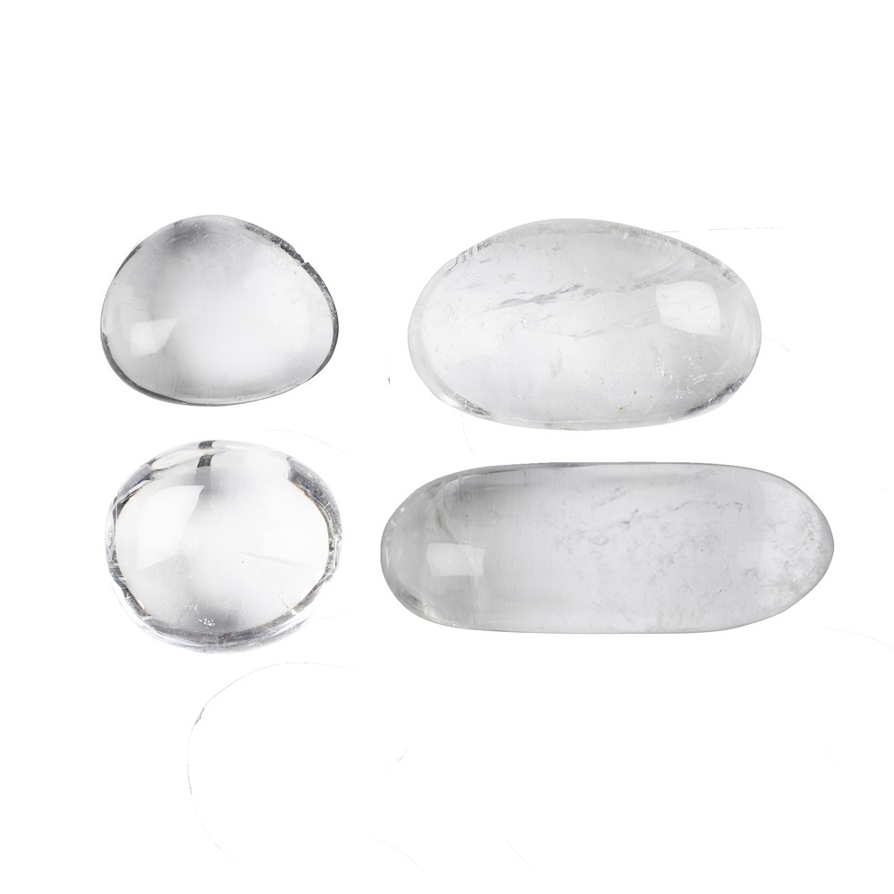 Piedras rodadas Cristal de roca (Madagascar), 3,0 - 6,0cm (Jumbo Pebbles) | Marco Schreier
