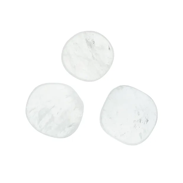 Smooth Stone Rock Crystal B | Schreier wholesale; gems, healing stones & jewelry