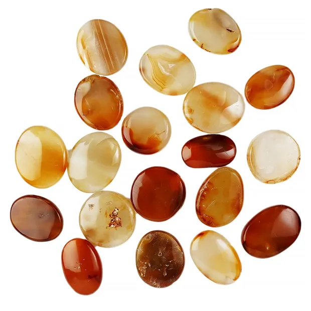 Scheibensteine Carneol gebr. (Madagaskar) | GH Edelsteine, Heilsteine & Schmuck