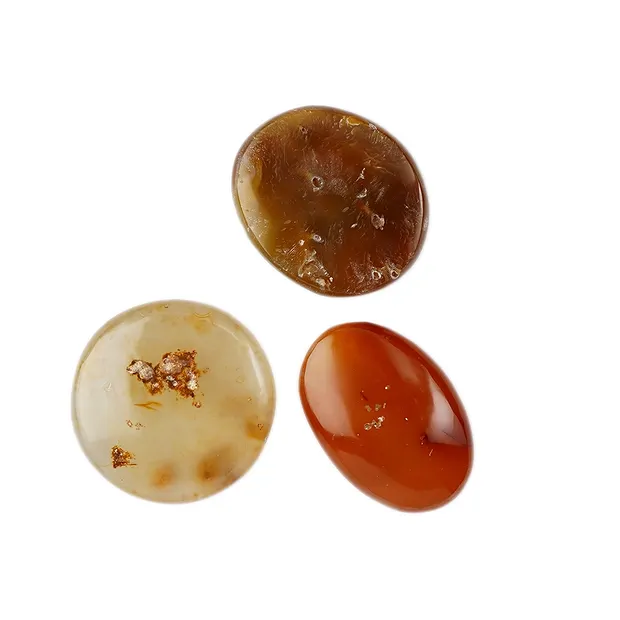 Smooth Stones Carnelian (heated) (Madagascar) | wholesaler gems & healing stones