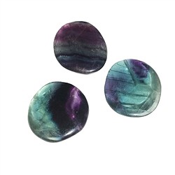 020721501 Pietra disco di fluorite | Ingrosso Schreier; gemme, pietre curative e gioielli