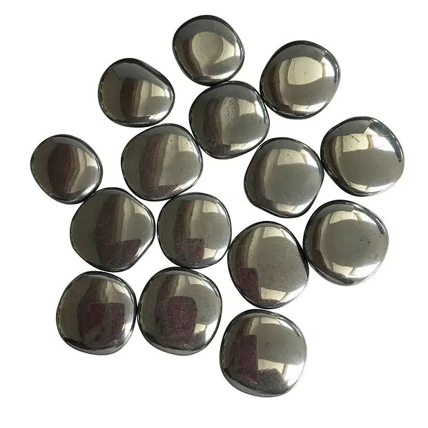 Pietra disco di Ematite (naturale) | Gemme Schreier, pietre curative e gioielli