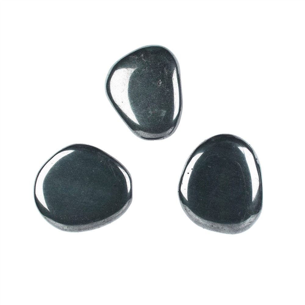 Smooth Stones Hematite (natural) | wholesaler gems, healing stones & jewelry