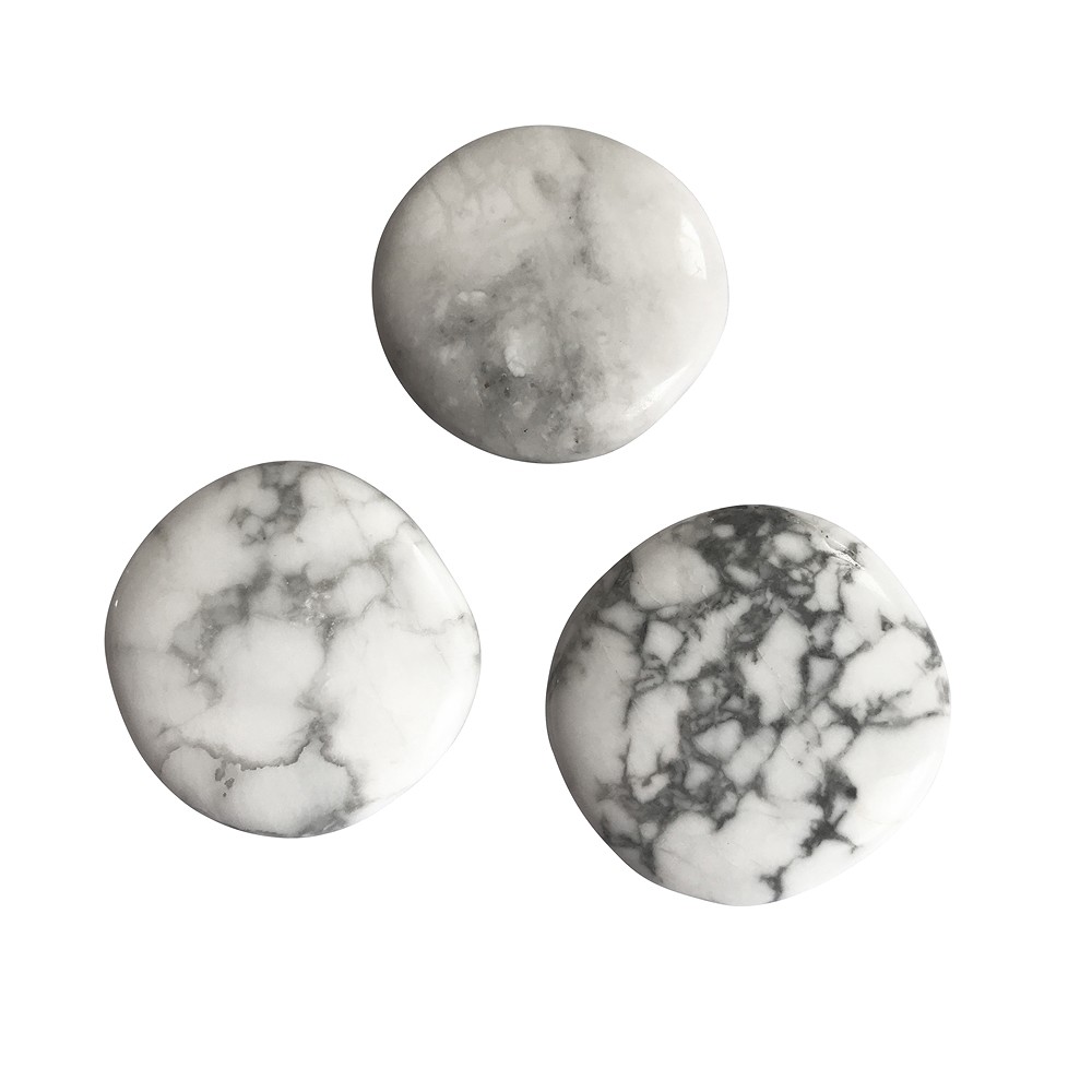 Pietra disco in magnesite | Ingrosso Schreier; gemme, pietre curative e gioielli