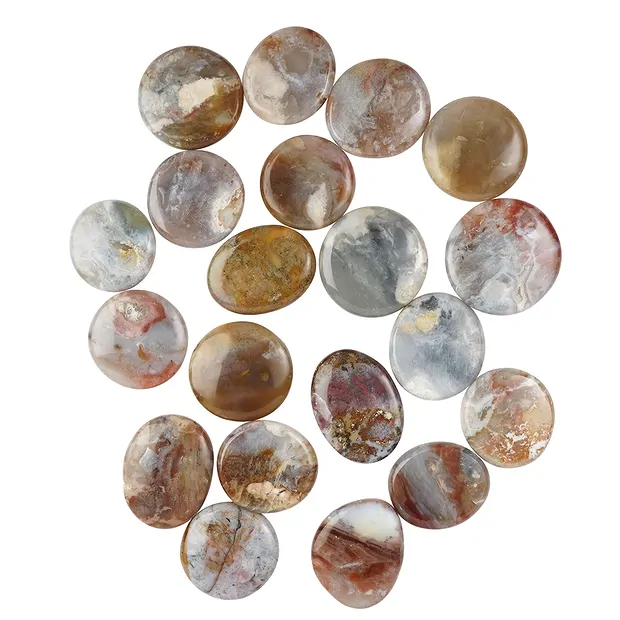 Scheibensteine Jaspis bunt (Madagaskar) | GH Edelsteine, Heilsteine & Schmuck