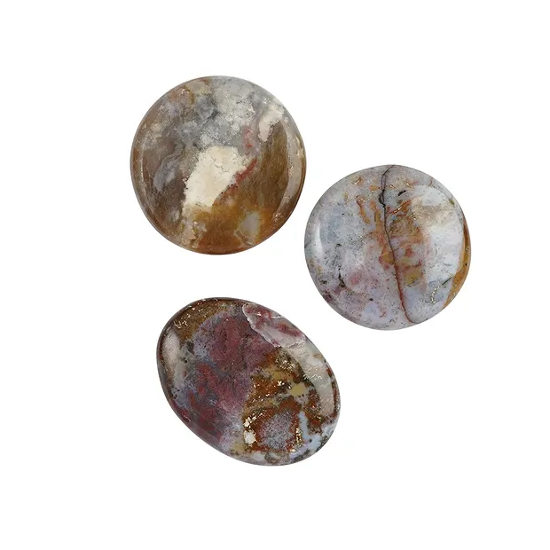 Scheibensteine Jaspis bunt (Madagaskar) | GH Edelsteine, Heilsteine & Schmuck