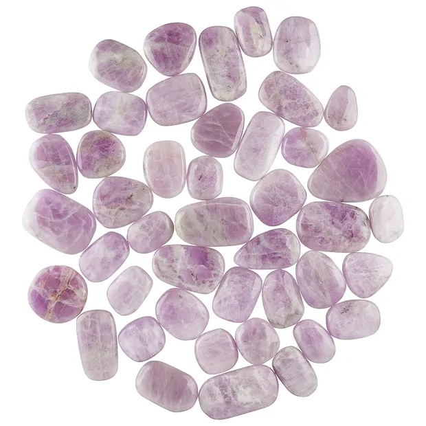 Pietra disco di Kunzite | Ingrosso Schreier; gemme, pietre curative e gioielli