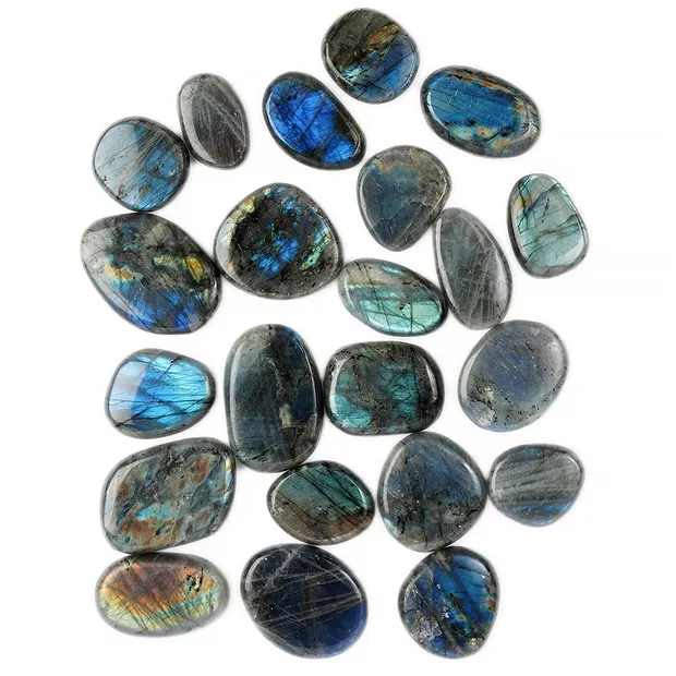 Pietra disco di labradorite (Madagascar) | grossista gemme e pietre curative