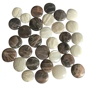 Smooth Stones Moonstone (Perthite) | wholesaler gems, healing stones & jewelry
