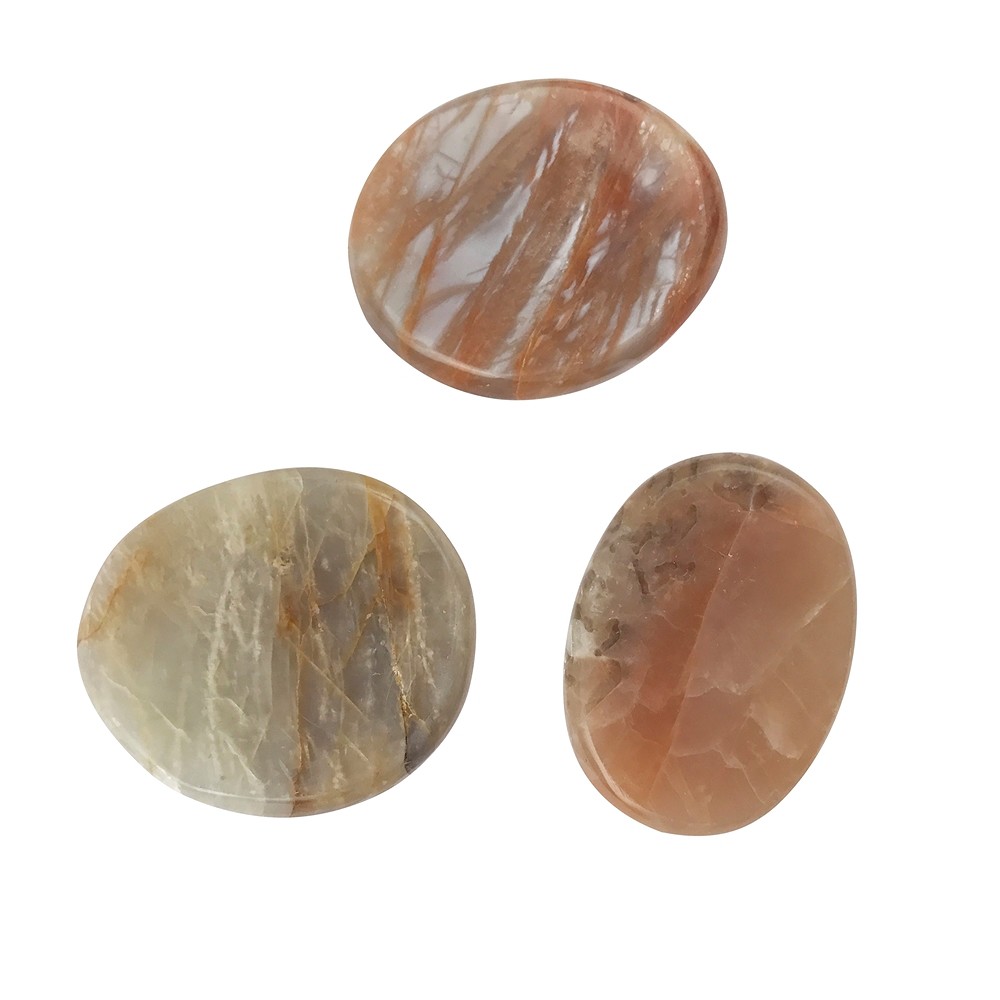 Smooth Stones Moonstone (Madagascar) | wholesaler gems, healing stones & jewelry