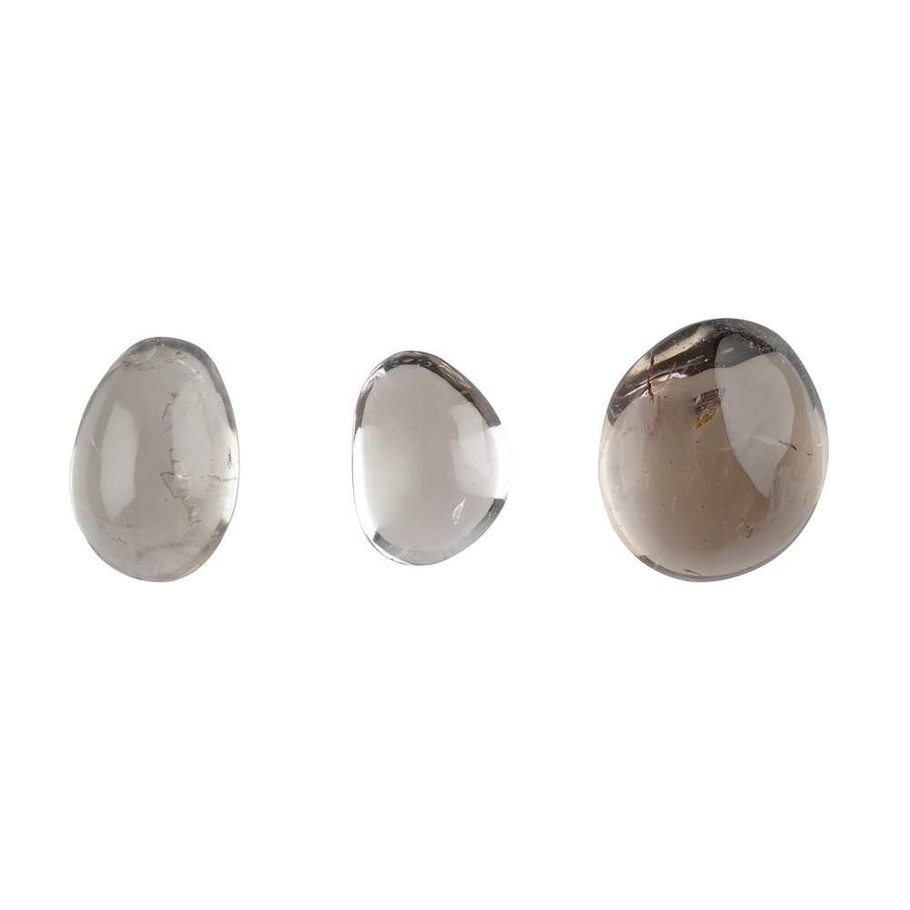 Pierres roulées en quartz fumé, 3,0 - 4,5 cm (Jumbo) | Marco Schreier