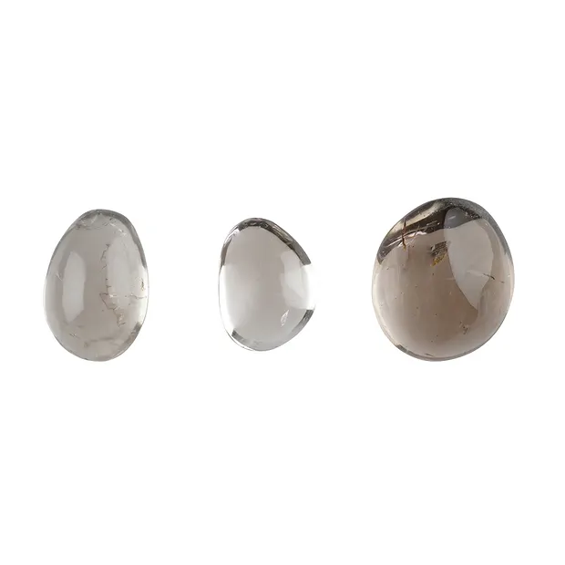 Pierres roulées en quartz fumé, 3,0 - 4,5 cm (Jumbo) | Marco Schreier