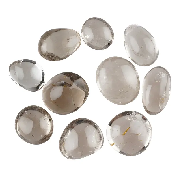 Pierres roulées en quartz fumé, 3,0 - 4,5 cm (Jumbo) | Marco Schreier