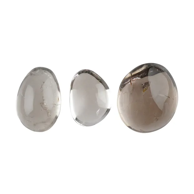 Pierres roulées en quartz fumé, 3,0 - 4,5 cm (Jumbo) | Marco Schreier