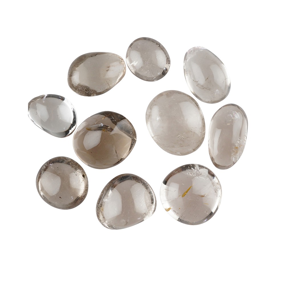 Pierres roulées en quartz fumé, 3,0 - 4,5 cm (Jumbo) | Marco Schreier