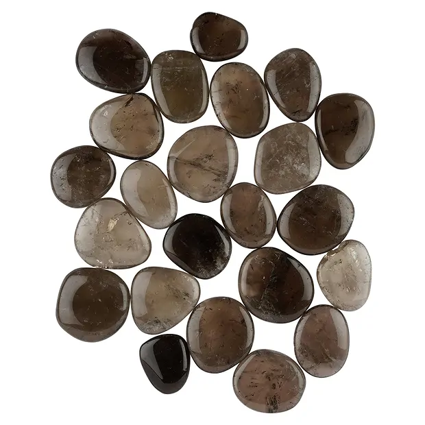 Pierres lisses Quartz fumé | Pierres précieuses, pierres thérapeutiques & bijoux