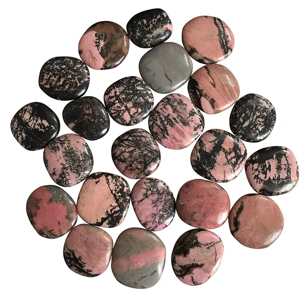 Pierres lisses Rhodonite | Pierres précieuses, pierres thérapeutiques & bijoux