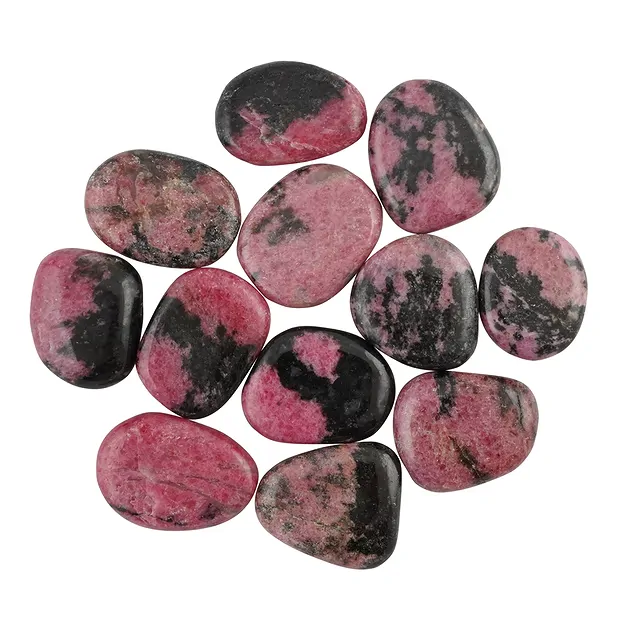 Scheibensteine Rhodonit (Madagaskar) | Schreier Edelsteine, Heilsteine & Schmuck