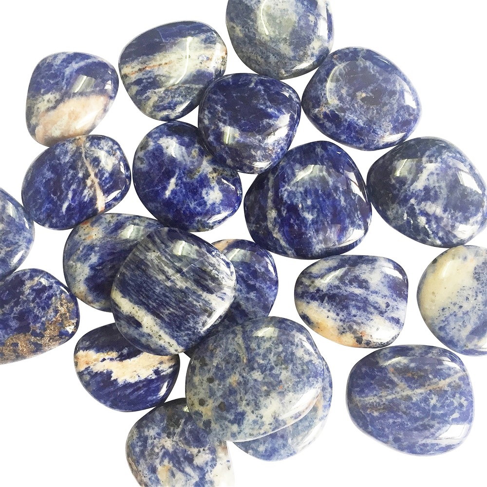 Scheibensteine Sodalith | Schreier Großhändler Edelsteine, Heilsteine & Schmuck