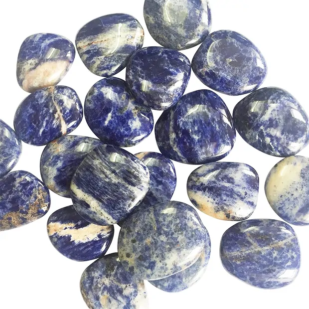 Scheibensteine Sodalith | Schreier Großhändler Edelsteine, Heilsteine & Schmuck