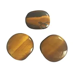 021531501 Scheibensteine Tigerauge gold | Großhändler Edelsteine, Heilsteine & Schmuck