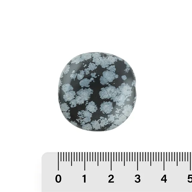 Disco de piedra Obsidiana (obsidiana nevada) | Marco Schreier