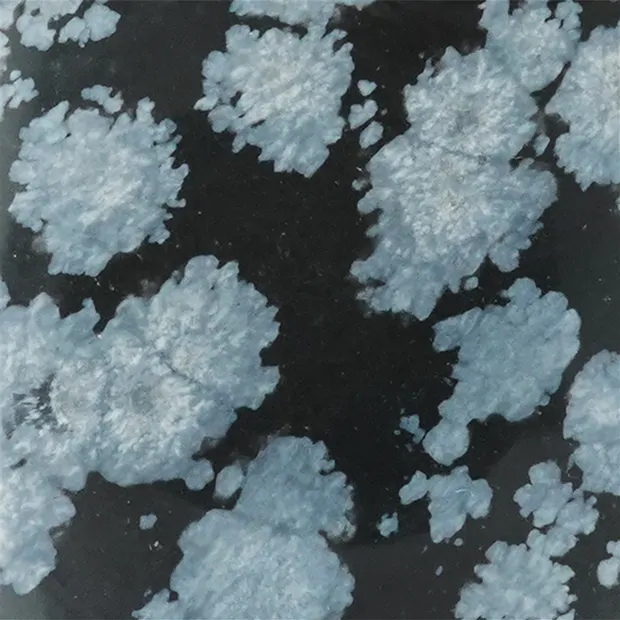 Disco de piedra Obsidiana (obsidiana nevada) | Marco Schreier