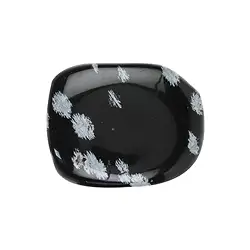 021711501 Smooth Stones Obsidian (Snowflake Obsidian) | wholesaler gems & healing stones