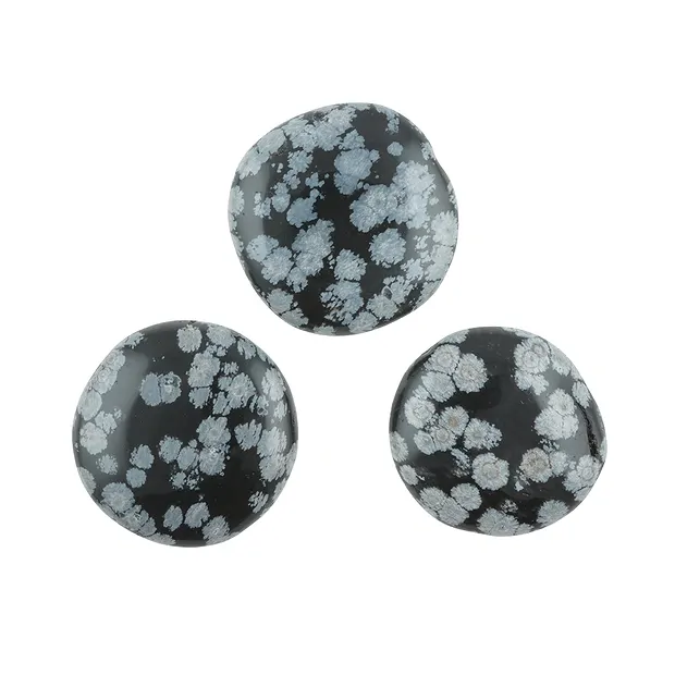 Scheibensteine Obsidian (Schneeflockenobsidian) | Marco Schreier