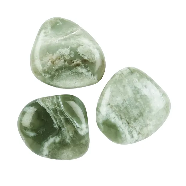 Smooth Stones Serpentine ("China Jade") | wholesaler gems & healing stones