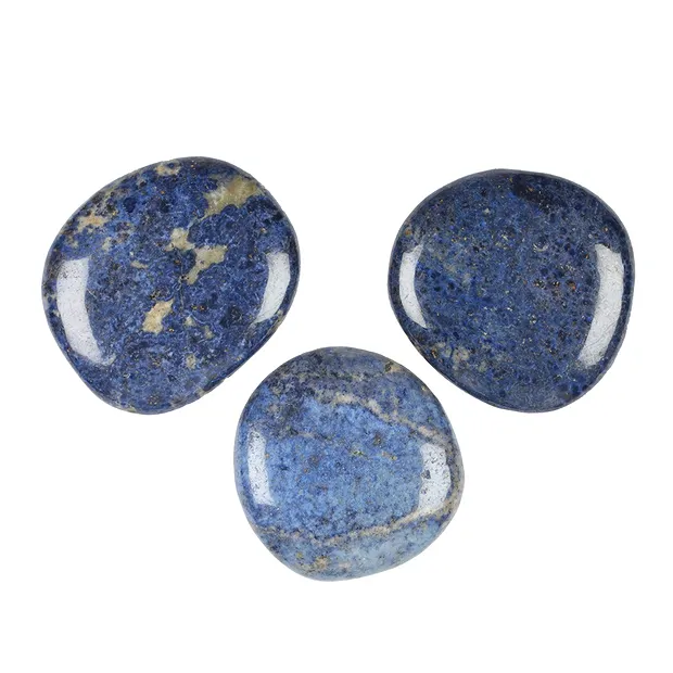 Disco de piedra dumortierita | piedras preciosas, piedras curativas y joyería