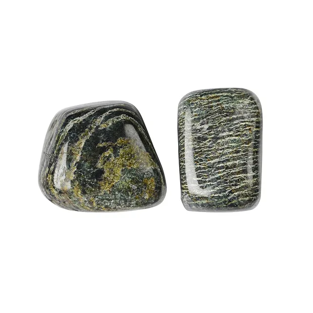 Piedras rodadas Serpentina (ojo de plata), 5.0 - 6.0cm (jumbo) | Marco Schreier