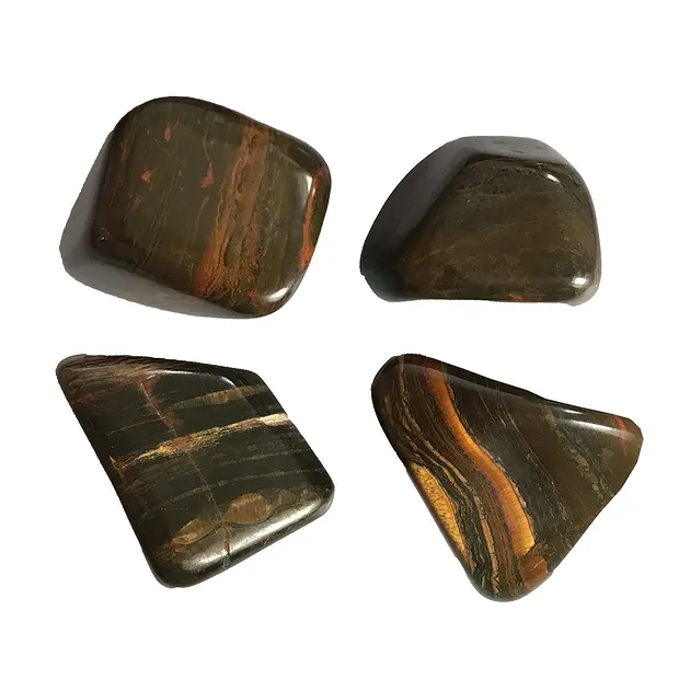 Trommelsteine Tigereisen, 4,0 - 6,5cm (Jumbo) | Edelsteine, Heilsteine & Schmuck