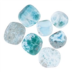 021961501 Scheibensteine Larimar | Schreier Großhändler Edelsteine, Heilsteine & Schmuck